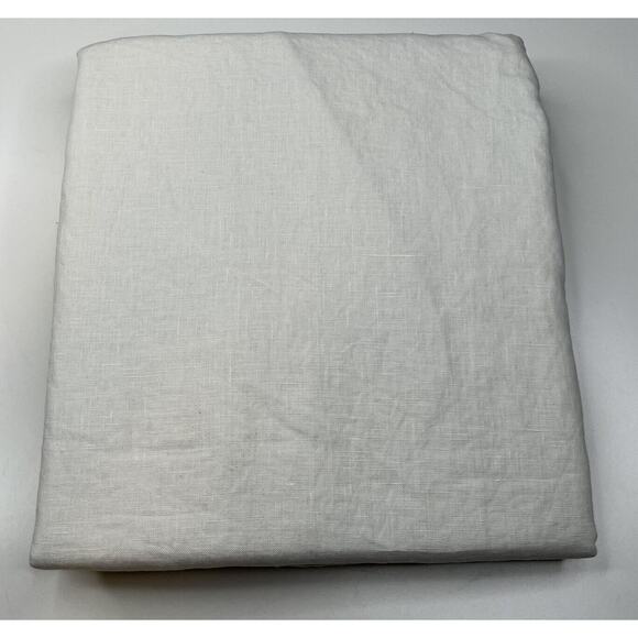 NWT Pottery Barn 3-in-1 Pole Top Belgian Flax Linen Blackout Curtain 42”x36” - Picture 3 of 5